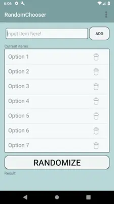RandomChooser android App screenshot 4